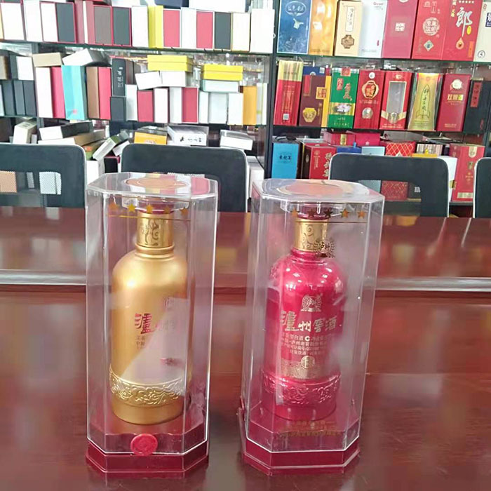 小(xiao)八角亞克(ke)力透明酒(jiu)盒包裝…